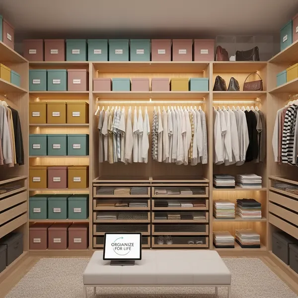 ארגון ארונות בגדים