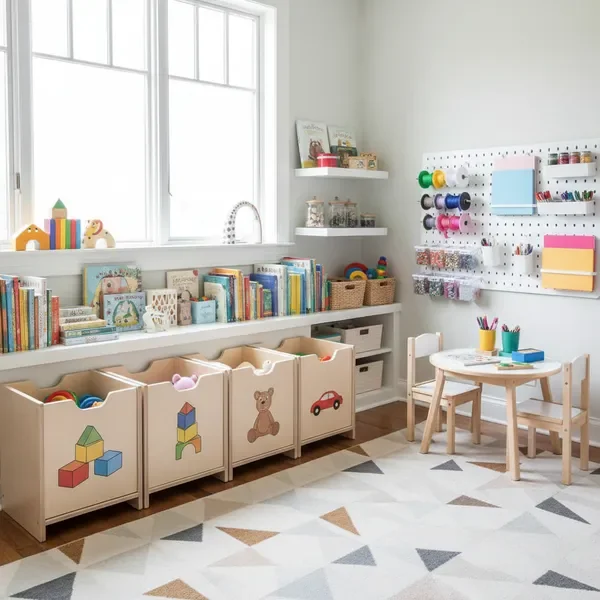 חדר ילדים מאורגן